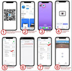 BCUOZ 360° Car Dash Cam System – GPS, WiFi, Front & Rear + Inside View