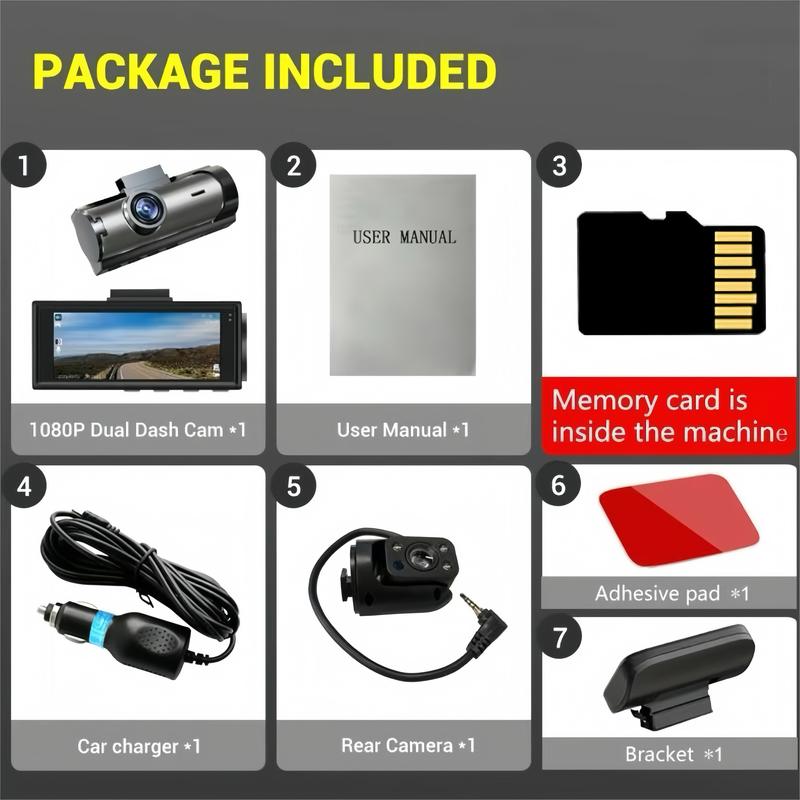 Bcuoz M8 Front & Rear Dashcam