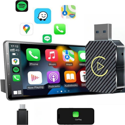 Adaptateur CarPlay sans fil 2 en 1