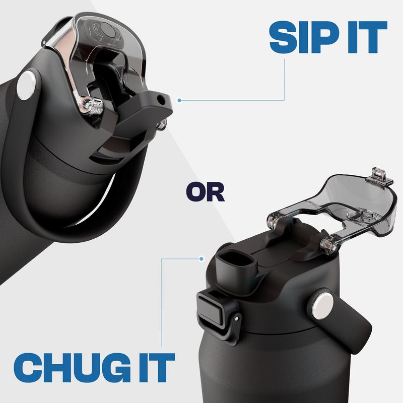 Premium Insulated Bottle – Dual-Function Lid for Everyday Use