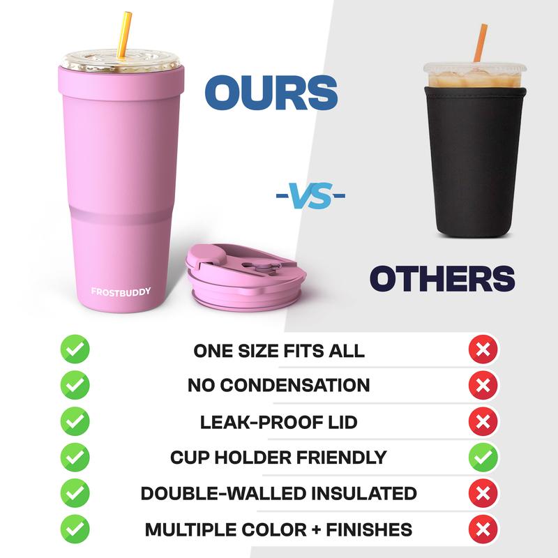 Universal Cup Insulator – Vacuum Insulated, Hot & Cold 12+ Hours