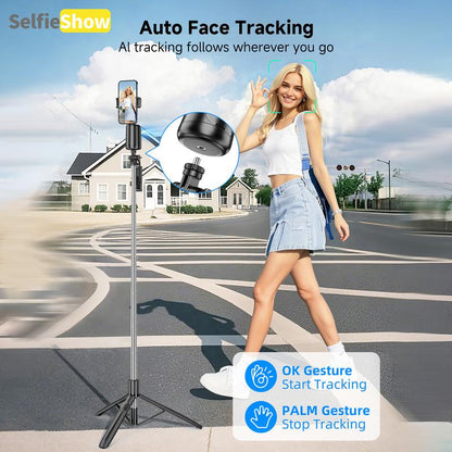 Smart AI Facial Recognition Phone Tripod