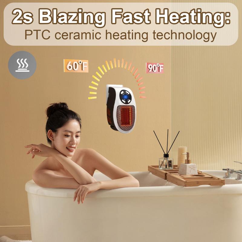 Wall Outlet Space Heater