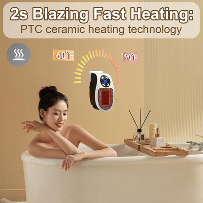 Wall Outlet Space Heater