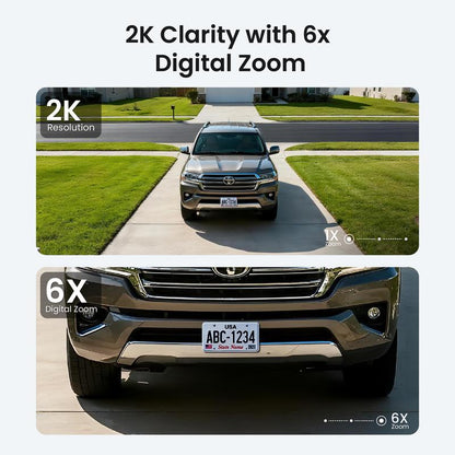 HomiQ Life 3MP Indoor WiFi Camera | Color Night Vision, Alexa & Google Home